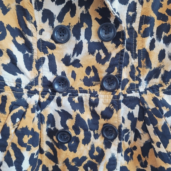 💕 Forever 21 Animal Print Blazer Jacket Women's Size XS - Picture 8 of 15